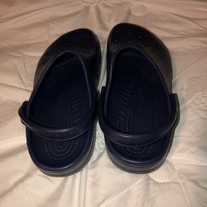Navy blue Crocs